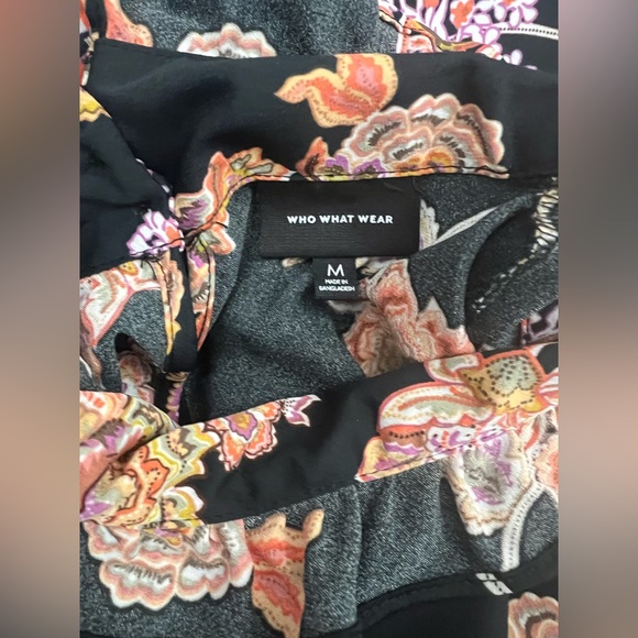 NWOT Who What Where By Target High Neck Floral Maternity Dress Size M - Picture 9 of 11